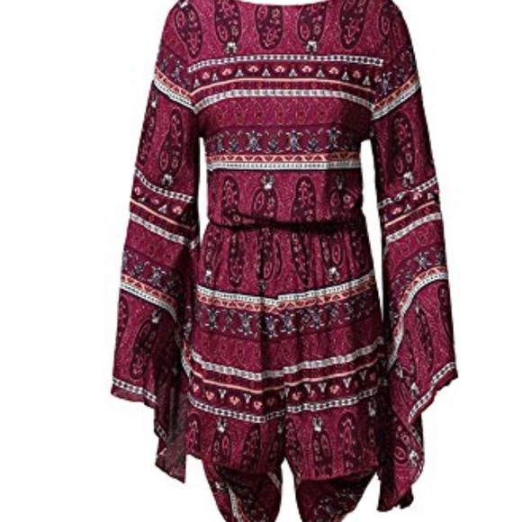 IMOGEN Tie Front Floral Romper - Picture 6 of 7